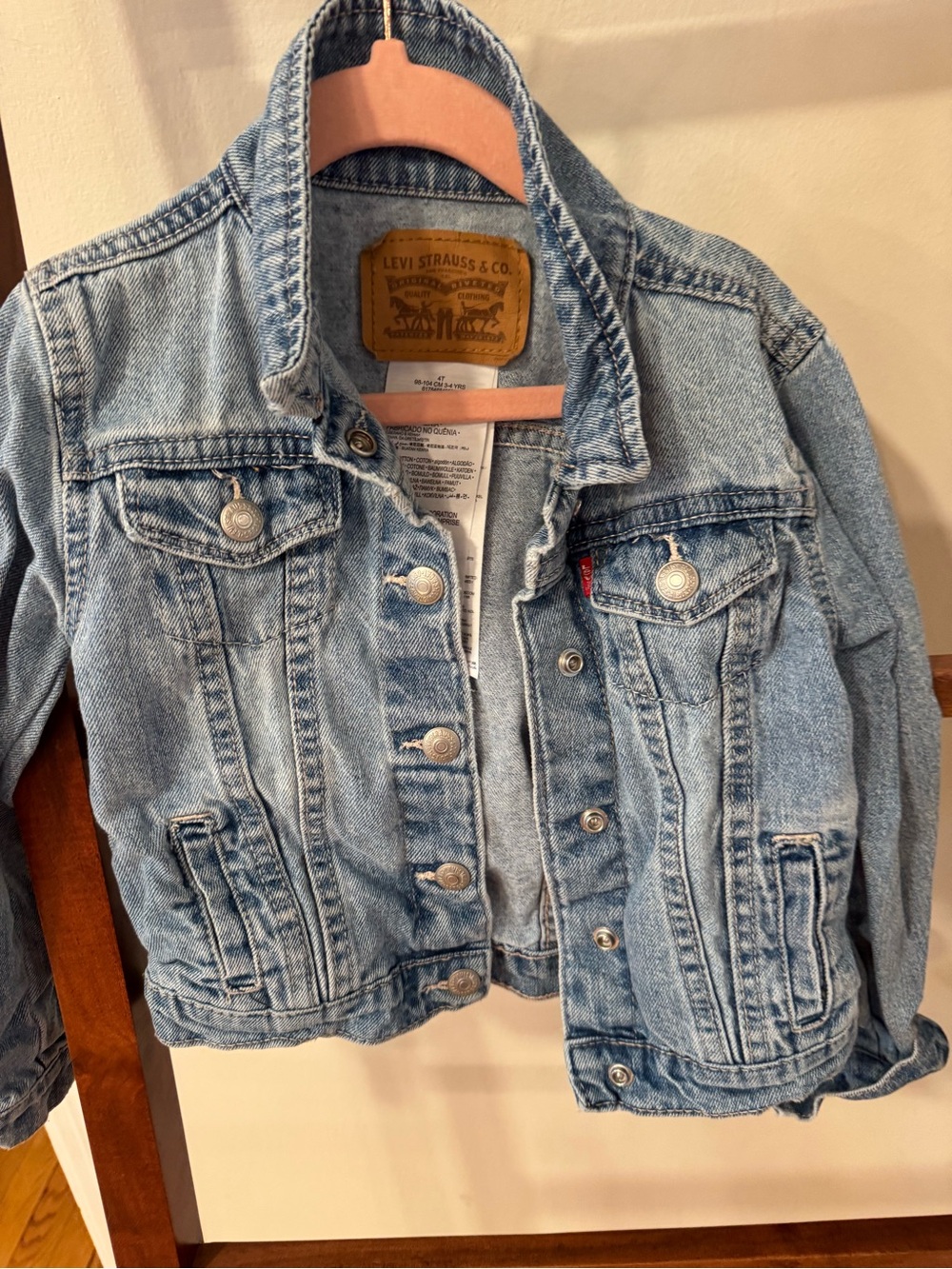 Levi's Kids Light Wash Denim Trucker Jacket